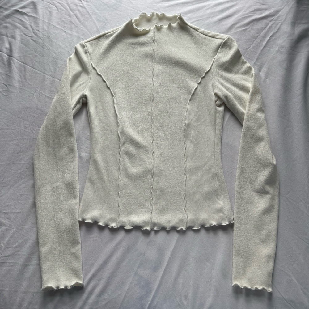Long Sleeve Mock Neck Top